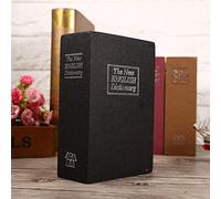 Vistreck Cassaforte per Dizionario con Lucchetto di Sicurezza da 1 Pezzo - Cassaforte per Libri Segreti Conservare Contanti, Denaro e Gioielli (parola d'ordine nera)