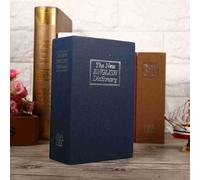 Vistreck Cassaforte per Dizionario con Lucchetto di Sicurezza da 1 Pezzo - Cassaforte per Libri Segreti Conservare Contanti, Denaro e Gioielli (password blu)