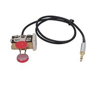 Vistreck Chiave in Codice Morse CW - Mini Chiave Telegrafica Portatile Automatica in Resina di Ottone per gli Appassionati di Radio