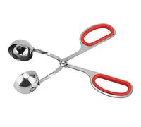 Vistreck Clip per Polpette e Polpette di Riso Non Appiccicose in Acciaio Inossidabile - Utensile da Facile da Maneggiare (Rosso)
