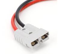 Vistreck Connettore Caricabatteria per Carrello Elevatore 50A 600V con Cavo di Prolunga Ricarica Affidabile
