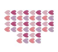 Vistreck Cuore Forma Strass Toppe, 40 Pezzi per Progetti Stiro Fai Da Te | Abbellimenti versatili e straordinari per abbigliamento, accessori e artigianato, le toppe con strass a forma di cuore