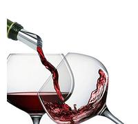 Vistreck Dischi Versatore per Vino - Beccucci Flessibili Antigoccia per Versare Facilmente e Servire in Modo Pulito (Argento)