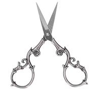 Vistreck Forbici per Zucca per Ricamo e Lavori Creativi Fai-da-te (Silver | Design ergonomico della maniglia, ideale per cucire e rifinire, realizzato in acciaio inossidabile.