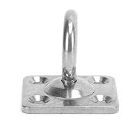 Vistreck Ganci da Soffitto in Acciaio Inossidabile Ganci a U Supporto da Parete con Piastra a Occhiello per Uso Marino (Fibbia per porta quadrata girevole 5MM)