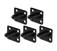 Vistreck Ganci da Soffitto in Acciaio Inossidabile Rinforzato da 5 Pezzi - Piastra con Occhiello Resistente per un Fissaggio Sicuro (8 mm)