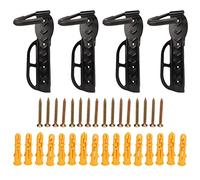 Vistreck Gancio per Bici Verticale da 4 Pezzi - Il Portabiciclette per Montaggio a Parete in Acciaio può Contenere 66 Libbre lo Stoccaggio in Garage