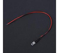 Vistreck Indicatori Multicolori a Diodi LED da 10 Pezzi 12V 5mm con Cavo Cablato da 20 Cm - Luce Accattivante per Visualizzazione dello Stato (#3)