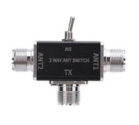 Vistreck Interruttore per Antenne CB HAM a 2 Vie per Radio 1-30 MHz - Interruttore Coassiale da 100 W con Connettore 239