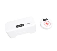 Vistreck Kit di Scarico WC Automatico Touchless con Sensore a Infrarossi - Ricaricabile Tramite USB, Impermeabile IPX6, Installazione Semplice, per la Maggior Parte dei WC