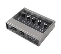 Vistreck Mixer Scheda Audio Live 48V con Riverbero DSP per Computer/smartphone - Ideale per Cantare e Trasmettere Dal Vivo