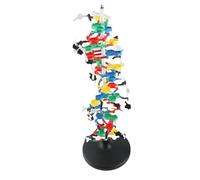 Vistreck Modello Elettronico di Struttura del DNA in Plastica - Attrezzatura Didattica a Doppia per Lezioni di Biologia