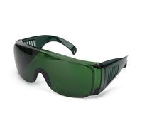 Vistreck Occhiali BACHIN - Occhiali di Sicurezza per Protezione, Sicurezza degli Occhi e Filtraggio della Luce - Opzioni Verde/rosso Disponibili (Verde)