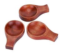 Vistreck Piatti per Salsa in Legno in Stile Giapponese da 5 Pezzi - Piatti per Condimento Unici Salsa di Soia, Aceto, Senape e Spezie