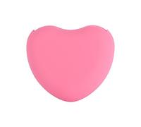 Vistreck Pulisci Pennelli per Trucco in Silicone a Forma di Cuore - Tappetino Cosmetico Portatile per Pennelli e Spugne (Rosa)