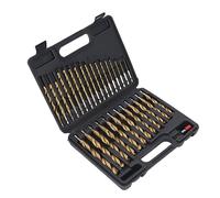 Vistreck Punta Elicoidale in Acciaio Super Rapido, Set con Comodo | [Uso versatile in metallo, legno e plastica, custodia organizzata, compatibilità con gambo da 1/4 di pollice]