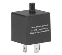 Vistreck Relè Lampeggiante a LED Regolabile a 3 Pin - Relè Flash per Auto Impermeabile e Ad Alta sensibilità per il Controllo degli Indicatori di Direzione