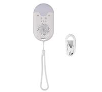 Vistreck Sensore di Rumore Bianco Portatile con 8 Suoni Rilassanti, Luce Notturna Colorata e Timer - Ideale per Neonati, Casa e Viaggi