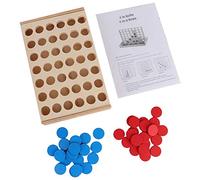Vistreck Set da Gioco di Dama per Bambini in Legno Classico Elettronico per il Divertimento di Tutta la famiglia: Compatto e Colorato