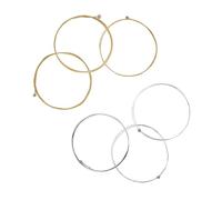 Vistreck Set di Corde per Chitarra da 6 Pezzi per Chitarra Folk classica: Lisce e Resistenti Alla Ruggine