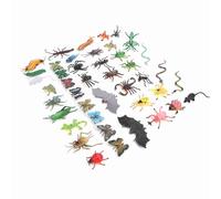 Vistreck Set di Modelli Onali da 43 Pezzi di Dinosauri e Animali per Bambini - Figure Realistiche in PVC (Set da 43 pezzi animali dinosauri)