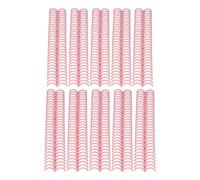 Vistreck Spine di Rilegatura a Comb, Facili da Usare per 150 Pagine | Materiale plastico affidabile, di varie qualità, ideale per la rilegatura di report.