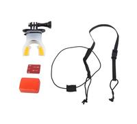 Vistreck Supporto per di Bocca per Action Camera XiaoYi: Ideale il Surf, le Immersioni, il Pattinaggio e Altro Ancora (Nera)