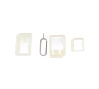 Vistreck Taglierina Universale per Schede SIM 3 in 1: Converte Standard in Micro/ + 3 Adattatori e Ago