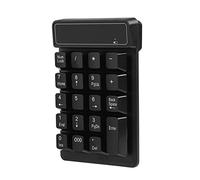 Vistreck Tastierino Numerico Wireless Digitale con 19 Tasti sospesi: Comodo Tocco, Design Impermeabile, Connessione USB a 2,4 GHz