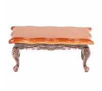 Vistreck Tavolino Simulato in Miniatura per Casa delle Bambole 1:12 - Accessorio per Modello di Mobili Carino Case delle Bambole (Tavolo lungo americano)