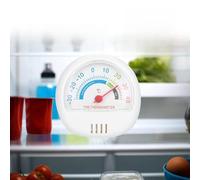 Vistreck Termometro per Frigorifero e Congelatore con Quadrante Grande - Misurazione Accurata della Temperatura - Facile da Leggere (Bianco)