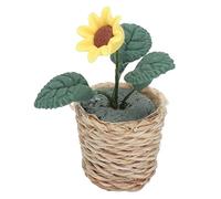 Vistreck Vivace Mini Pianta per Casa delle Bambole - Decorazione Floreale Realistica per Case delle Bambole in Scala 1:12, Lavorazione Squisita e Decorazioni la Casa Graziose