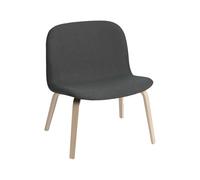Visu Poltrona con Base in Legno Imbottita Fiord 991/Ok