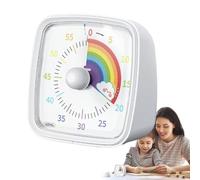 Visual Countdown per bambini, Timer per conto visivo - Orologio Timer da Studio - Orologio da 60 minuti per conto alla rovescia della scrivania di silenzio
