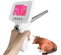 Visual Cow Artificial Insemination Gun Kit - Dispositivo di allevamento di intelligenza artificiale veterinaria con endoscopio per inseminazione di sperma bovino - Strumento riproduttivo per fattoria