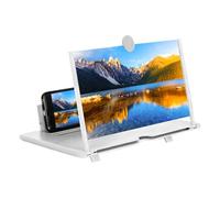 Visual Expander - HD Foldable Wide Amplifier, Portable Movie Projector, High Definition Lens, Enlarges Digital Image Quality, Smartphone Media Supplies, Black Stand For Home Theater