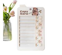Visual Schedule - ABS, 11,8 x 6,5 cm, tabellone giornaliero per la gestione del comportamento, lista di controllo dei bambini e strumento di gestione del per uso domestico, aula e asilo