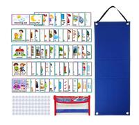 Visual Schedule - Grafico delle attività robusto e riutilizzabile, apprendimento visivo impermeabile | Task Board organizzato per l'istruzione di pianificazione di routine e lo sviluppo della