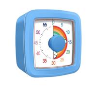Visual Timer, 60 Minute Countdown Clock, Non-Ticking Time Management Tool, Educational Teaching for Kids Office Exams Working Home Studying Cooking Reading Activities