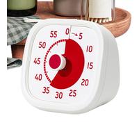 Visual Timer - 60-Minute Silent Countdown Clock | Time Management Tool for Self-Discipline | Visual Timer for Classroom Cooking Work for Adults Students Teachers Home School