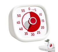 Visual Timer, 60 minuti Silent Countdown Clock, 3.94x3.74x1.97 pollici Portatile Color Display, Time Management Tool for, Studenti, Adulti, Teachers, Work, Cooking, School, Home Use