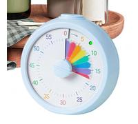 Visual Timer - ABS 9,5 cm, Kids Timer, Silent Rainbow Display | Portable Design, Countdown Timers, Study Timers For Home Learning, Classroom Lessons, Office Work, Meetings, Focus Training Sessions