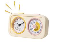 Visual Timer Kids - Quiet Countdown Clock, Soft NightLight, Educational Time Tracker Device, Easy Visual Learning Timer For Preschool Elementary School Kitchen Bathroom Bedroom Accessory