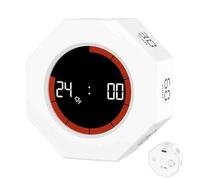 Visual Timer, timer inverso, orologio con conto alla rovescia con allarme forte con design resistente agli urti, silenzioso per scrivanie, cucinare in cucina, riunioni di studio, laboratori e attività