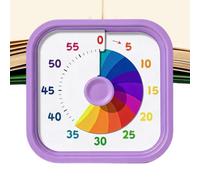 Visual Timer Visual Desk Time Management Tool con Rainbow Disk | Timer conto alla rovescia per bambini, per casa, classe, ufficio, palestra
