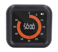Visual Timer, Visual Timer for Kids Silent Visual Timer con Stand Ricaricabile Ricaricabile Timer Digitale per lo Studio in Classe, Ufficio Cucina, (BLACK)