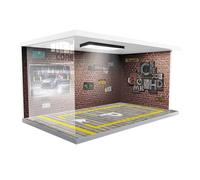 Visualizza custodia - Storage | Garage per ruote calde |, Parcheggio per auto per auto - box per auto, modello di scena del garage, squisito display di parcheggio per veicoli per soggiorno