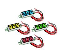 Visualizzatore Di Tensione CC - Display 7 Segmenti 7mm Tubo Digitale LED,Ricambi per Quadranti Elettronica Automobilistica e Industriale
