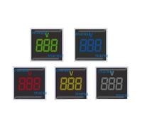 Visualizzatore di tensione digitale, Display digitale da 22 mm, doppio voltmetro, amperometro, corrente, tensione, hertz, frequenzimetro, indicatore LED multicolore(Green,Blue)