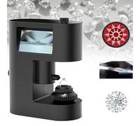 Visualizzatore digitale a fascia diamantato, microscopio LCD con luce LED per un'identificazione accurata delle pietre preziose e l'esame dei gioielli, design compatto e portatile